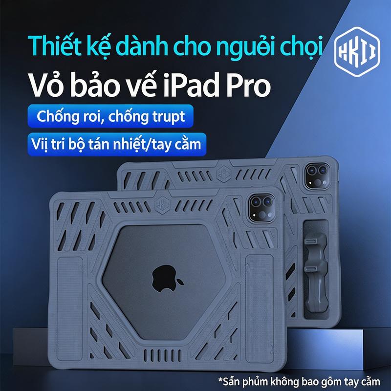 Ốp Bảo Vệ, Phẳng, Chất Liệu Silicon, Chống Trượt, Thiết Kế Khoét Lỗ Thích Hợp Cho Apple iPad Pro 2022 / 21 / Air5