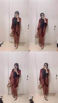 Product Review of SETELAN 1SET BRIDESMAID BATIK ROK LILIT DAN CARDIGAN KONDANGAN from A**e 0