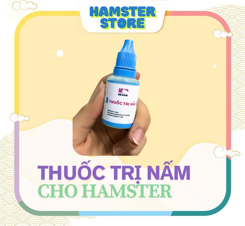 Thuốc Trị Nấm Cho Hamster – Hỗ Trợ Ngứa Rụng Lông Bong Tróc Da