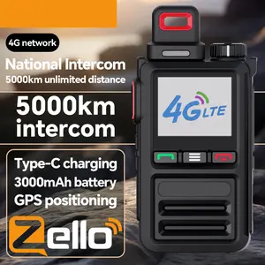 【5000KM】HT POC T68 SIM Card Global PTT Two Way Radio GPS WIFI POC Walkie Talkie REAL PTT/ walkie talkie long range 5000km walkie-talkie Safety rate of 100%Independent Handy Talky system with encrypted communication