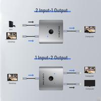 Gambar Bidirectional HDMI Switcher 2-in 1-out & 1-in 2-Out CABLETIME - CP34 dari XLink Surabaya Kota Surabaya 5 Tokopedia