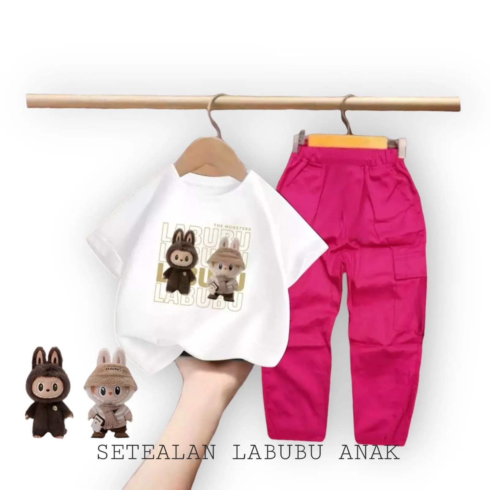 SETELAN MOSTER BUBU VIRAL USIA 2-10 TAHUN Fashion