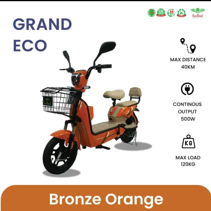 Sepeda Listrik SUNRACE GRAND ECO Electric Bike Outdoor