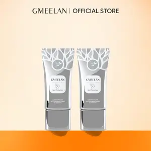 GMEELAN 2PCS Glabridin Pearl Peptide Brightening Sunscreen SPF50+ PA++++ 30g*2  Serum Sunblock Real Protection Wajah Tidak Lengket Cepat Meresap Makeup Primer Skincare Melindungi UV Glowing Up