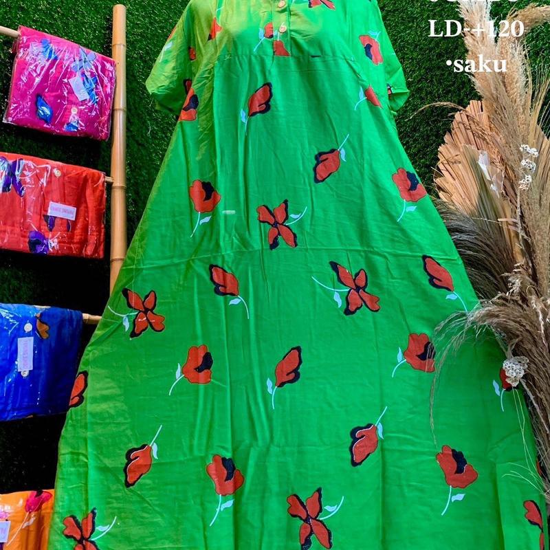 Paket Hemat 4 Pcs Daster Payung Jumbo Ld 120 + BONUS 1 DASTER Bahan Rayon Adem 5