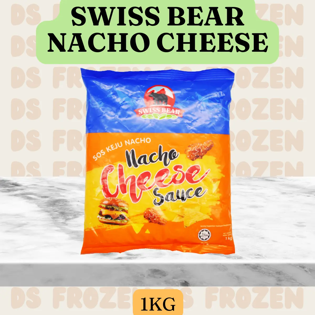 SWISS BEAR NACHO CHEESE SAUCE 1KG