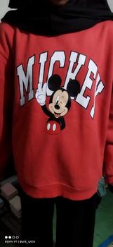 Product Review of Baju Link CO Nota Live Crewneck (GEMOY) - Bahan Cotton Fleece Standar casual Pas Nyaman Wanita Panjang Basic Hoodie Oversize sweater love from W**o 0