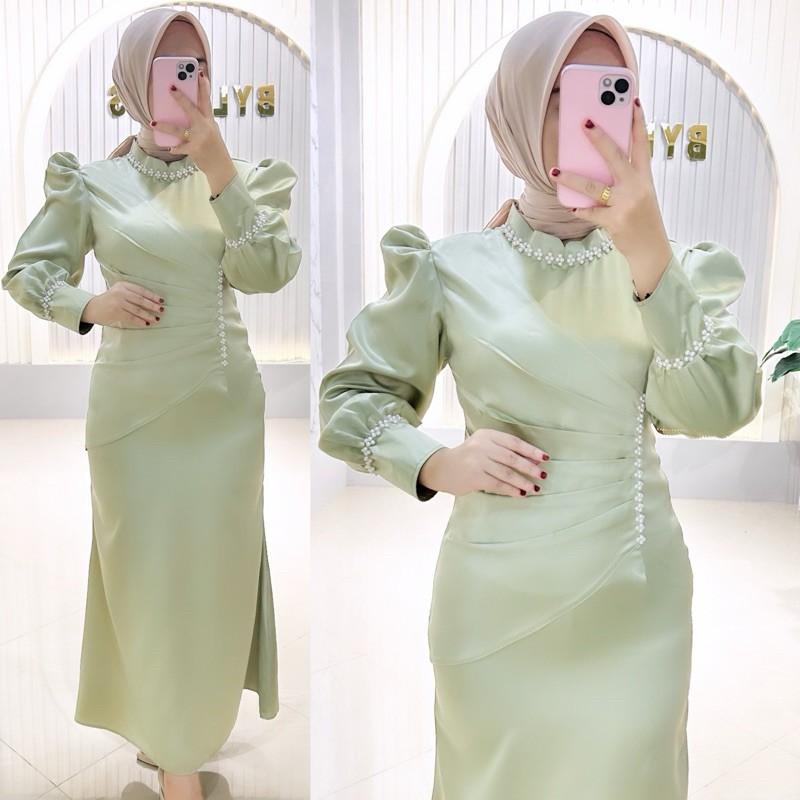 Product Introduction of Dress Kondangan Viral Elegan Bergaya dengan Gamis Modern Terbaru - Mewah, Wanita 5