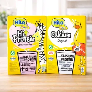 Hilo school hi protein strawberry pop 400gr Original 300gr calcium bubble gum 500gr