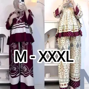 SETELAN WANITA BAHAN RAYON DINGIN ADEM SEJUK ANTI GERAH