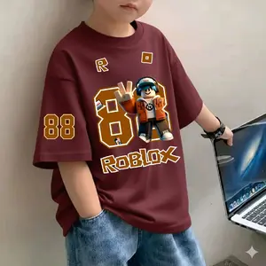 Kaos Distro OVERSIZE ANGKA ROBLOX Anak Laki-Laki/Fashion Anak Laki-Laki Kekinian/Baju Anak Laki-Laki Model Terbaru/Kaos Anak Laki-Laki Viral