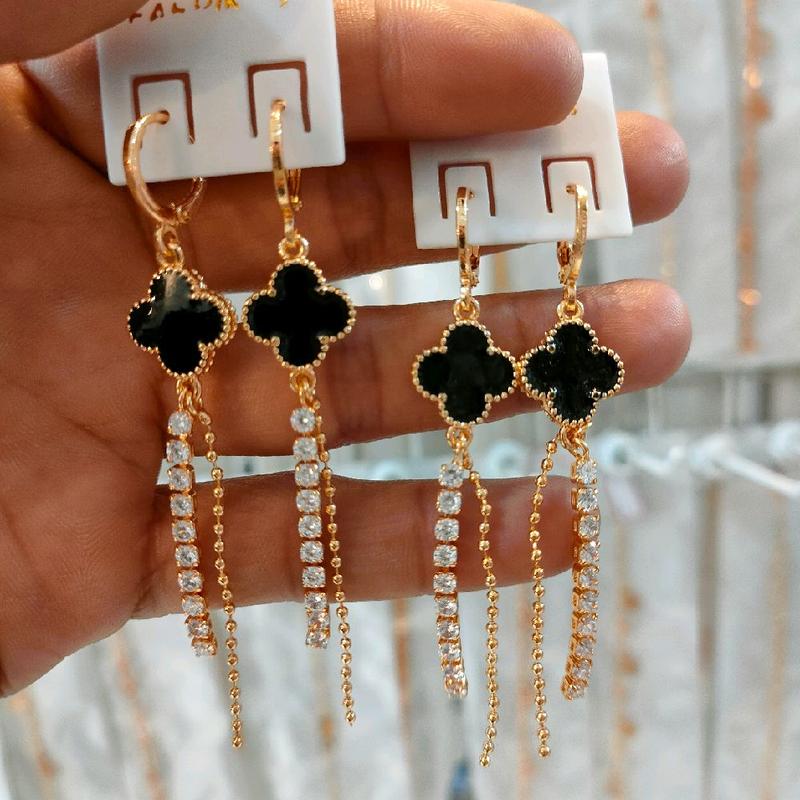 COD || TERBARU Anting Panjang Kekinian Wanita, Anting Jurai Gold dan kombinasi,Anting panjang wanita 4