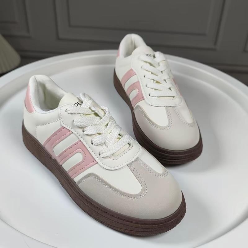{ Ketik Baru 5x } SHOEVO Sepatu wanita Forrest Gump Bergaya Shoes cewek casual hitam/beige ST085 casual sport 4
