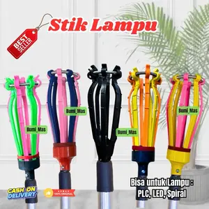 Tongkat Lampu Murah / Stik Lampu / Alat Pelepas dan Pemasang Lampu Praktis