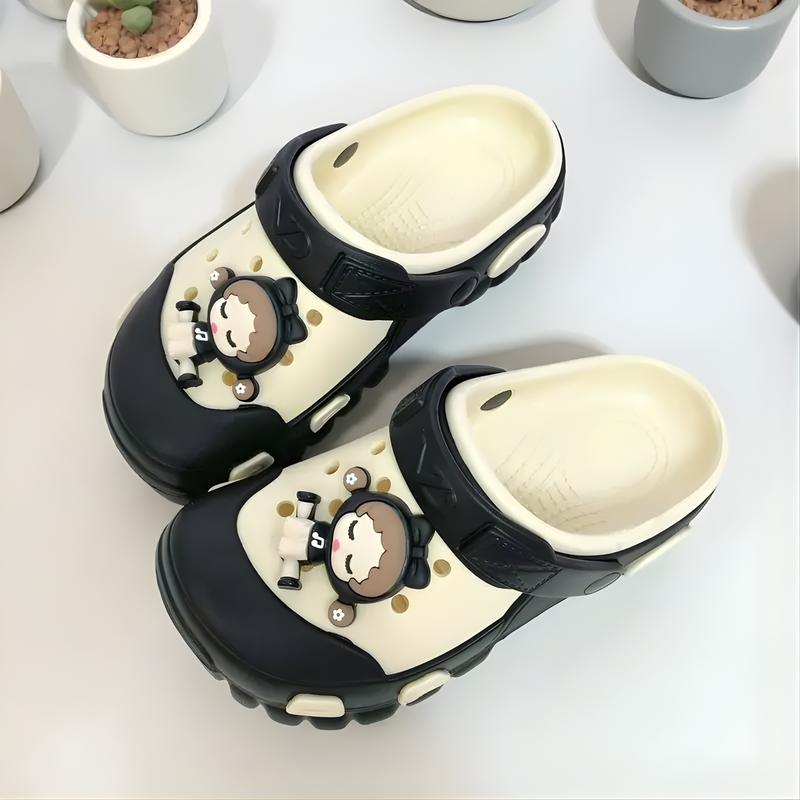  Dép Sục Nữ Dép Sục Quai Hậu Không Thấm Nước Nam Nữ Classic Êm Chân Kèm Charm Dễ Thương dép  quai  hậu  đế  bệt 