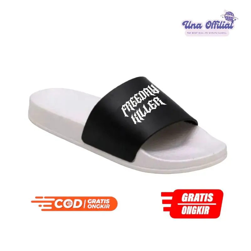 Sandal Slop Pria Wanit/ Sandal Distro/ Sendal Slide/ Sandal Flip Flop/ Tahan Air Anti Licin