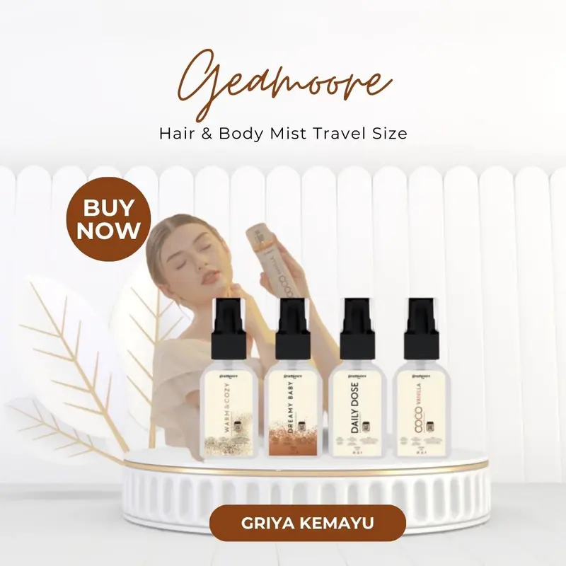 Geamoore Hair And Body Mist Travel Size 120ml Parfum Badan 0