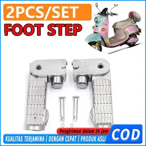 Foot Step Depan Lipat Pijakan Kaki Depan Universal Sepeda Listrik 1 Set Pijakan Kaki Depan Sepeda Listrik Foot Step Sepeda