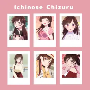 Polaroid Anime Rent a Girlfriend Kanojo Chizuru mami sumi ruka kazuya