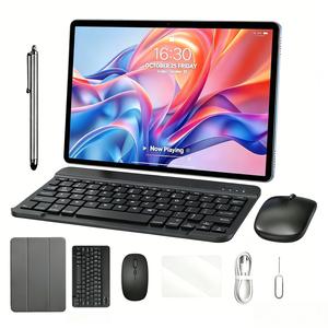 10.1インチAndroidタブレットPC、RAM 8GB（3GB＋5GB拡張）、ストレージ 128GB（32GB＋96GB拡張）、キーボード、ケース、マウス、タッチペン、デュアルカメラ搭載、多用途