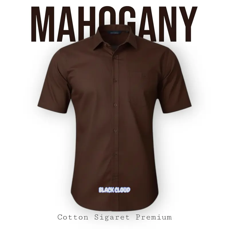 Kemeja Polos Pria Warna Burgundy Katun Sigaret Premium Lengan Panjang Pendek Baju Distro Kemeja Polos Pria Warna Burgundy Katun Sigaret Premium Lengan Panjang Pendek Baju Distro