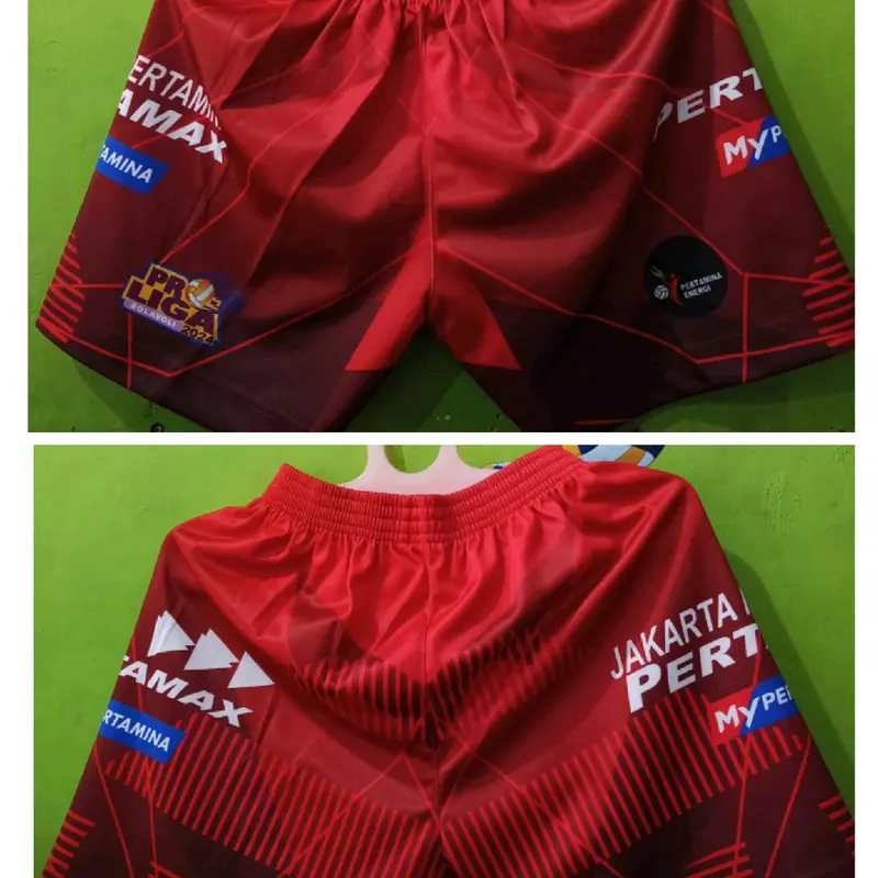 Celana Voli Full Printing Depan Belakang Size M - Bahan Lotto Nyaman untuk Olahraga - Sport 2