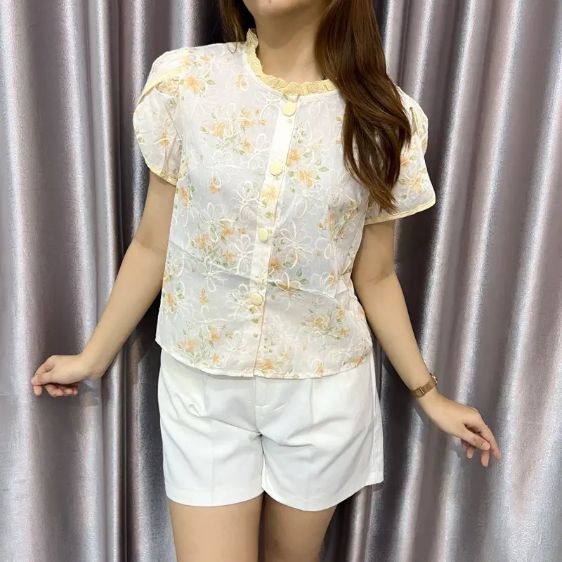 BELOVIE - Sovela Top Fashion Bordir Tile Import Premium Trendy Korean Style BKK 1