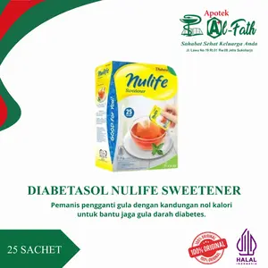 Diabetasol Nulife isi 25 Sachet pemanis rendah kalori halal