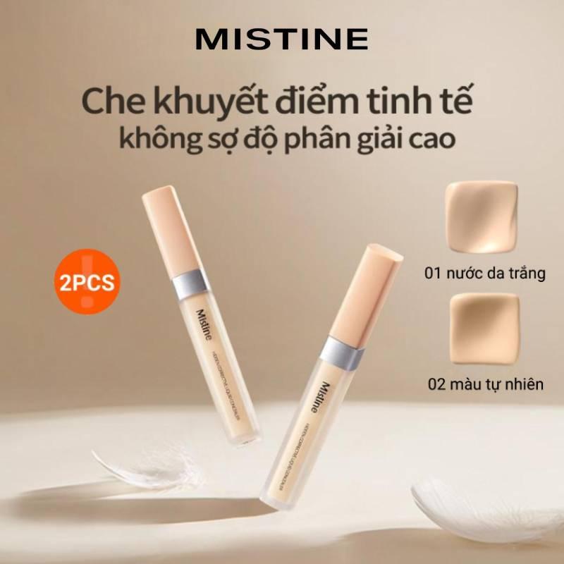 2PCS MISTINE Concealer Che vết thâm vết mụn và quầng thâm sử dụng hàng ngày che khuyết điểm make up 6g