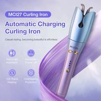 Gambar MISSAI Catokan Rambut Wireless 2-in-1 Putar Kiri Kanan, Pelurus & Curly 25mm, Baterai 4000mAh, Pemanas Cepat 10 Detik, 3 Suhu 140/160/180°C, Auto Mati, USB Type-C - Warna Ombre Persik Putih dari Missai Indonesia Kota Tangerang 1 Tokopedia