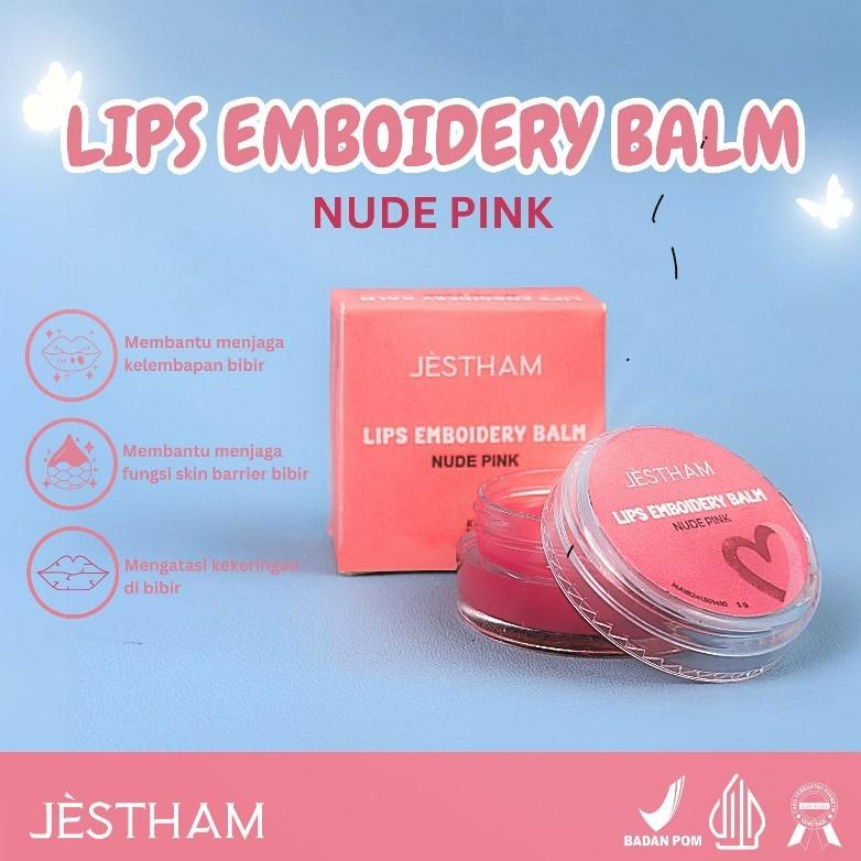 Jestham Lips Embroisdery Balm - Pemerah Bibir 2