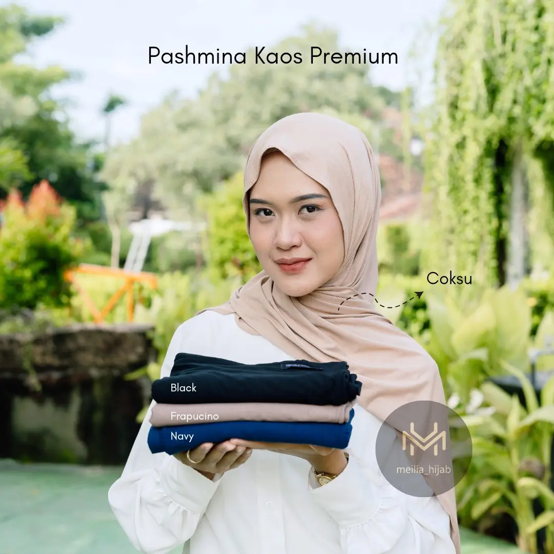 Pashmina Kaos Premium By MH / Pashmina berbahan kaos