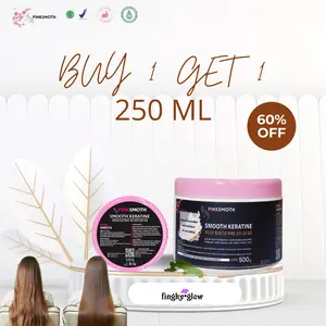 BUY 1 GET 1 PINKSMOTH KERATINE 500ML - TREVEL SIZE Haircare