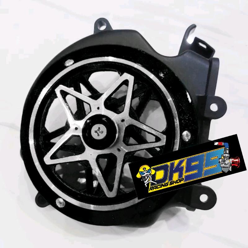 Tutup cover kipas set Spiner Spinner Putar Motif bintang full Vespa Beat Fi Street Scoopy Mio Vario Mio M3 Mio Soul GT Motor Motorcycle 6