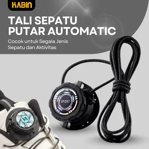 1 set 2 pcs Tali Sepatu Putar Automatic Rotating Shoelace Buckle - UT703