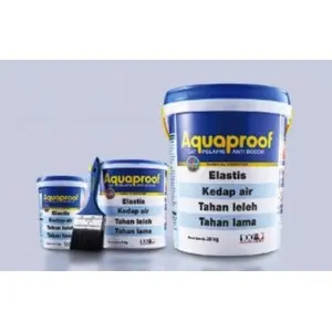 Aquaproof Cat Pelapis Anti Bocor 1kg - Aqua Proof Abu Clear Putih 4
