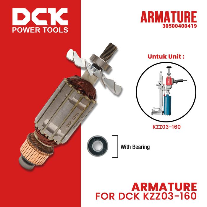 Gambar Armature/Angker untuk Mesin Coring KZZ/DZZ/AZZ03-160 dari DCK Power Tools Indonesia Kota Administrasi Jakarta Barat Tokopedia