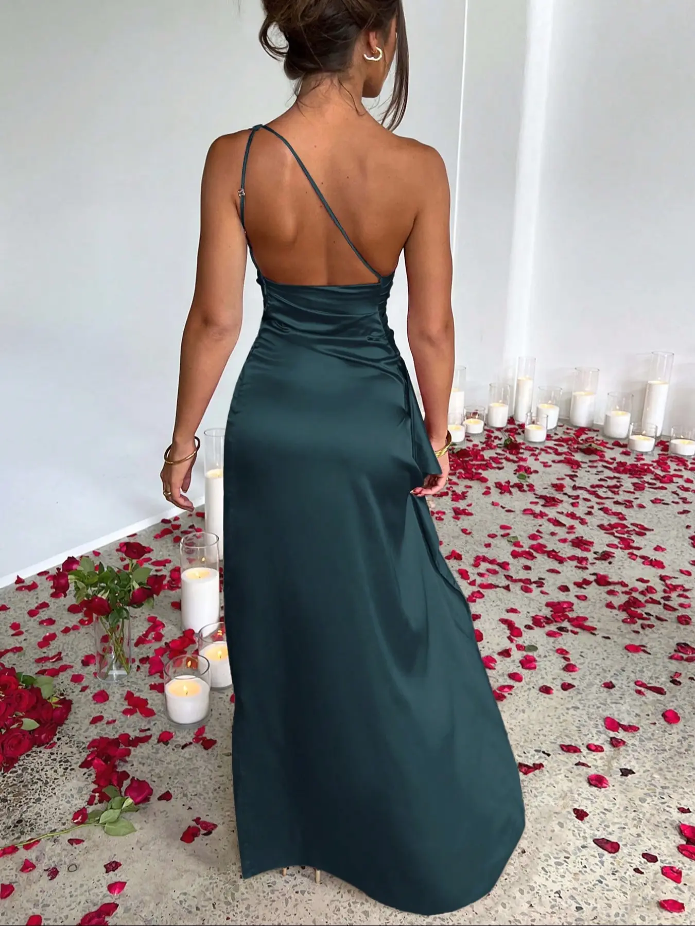 Long Silk Summer Dresses Summer High Quality Elegant Real Silk Beach Dress   HER SHOP