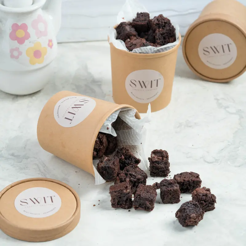 Fudgy Brownies Mini Bites Swit Dessert 12 oz Coklat - Choco, Chocolate Hampers 1