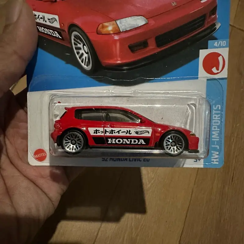 Hot Wheels 92 HONDA CIVIC EG MERAH RED 2024 3