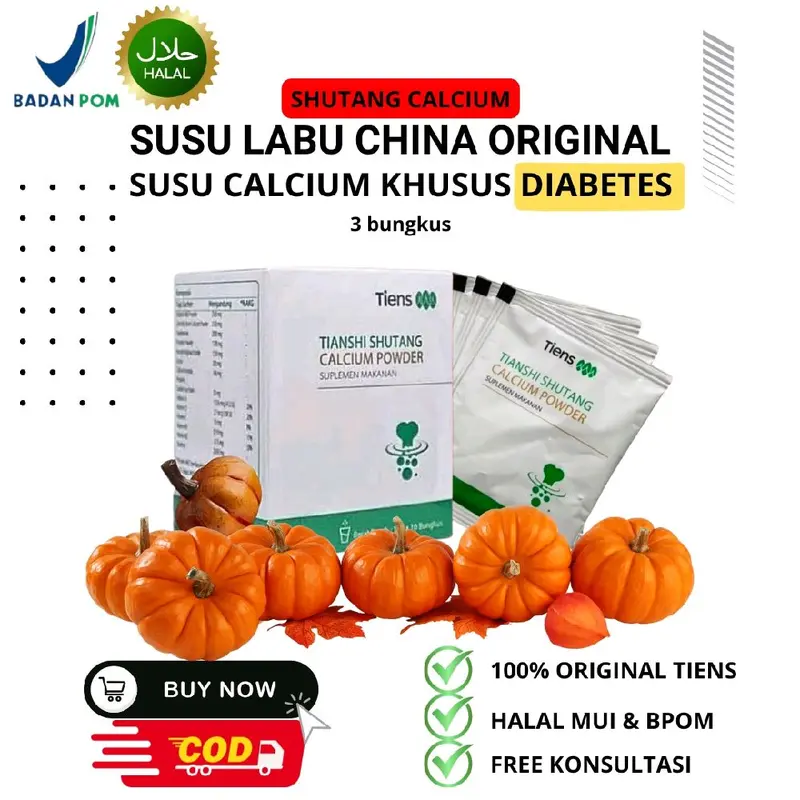 susu labu cina asli untuk diabetes halal bpom 0