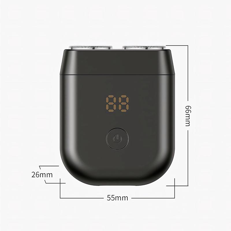 ENSSU mini shaver alat cukur kumis/jenggot/brewok Tahan air (Water Proof) Razor Pencukur HPS001BK 6
