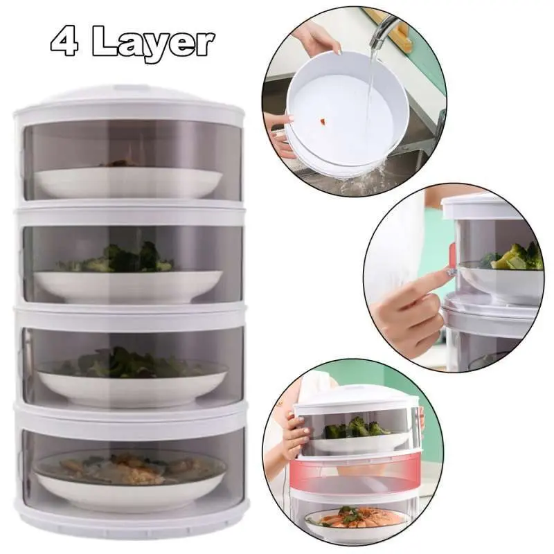 Food Storage 4 Susun  - Tudung Saji Susun 4 Layer 4