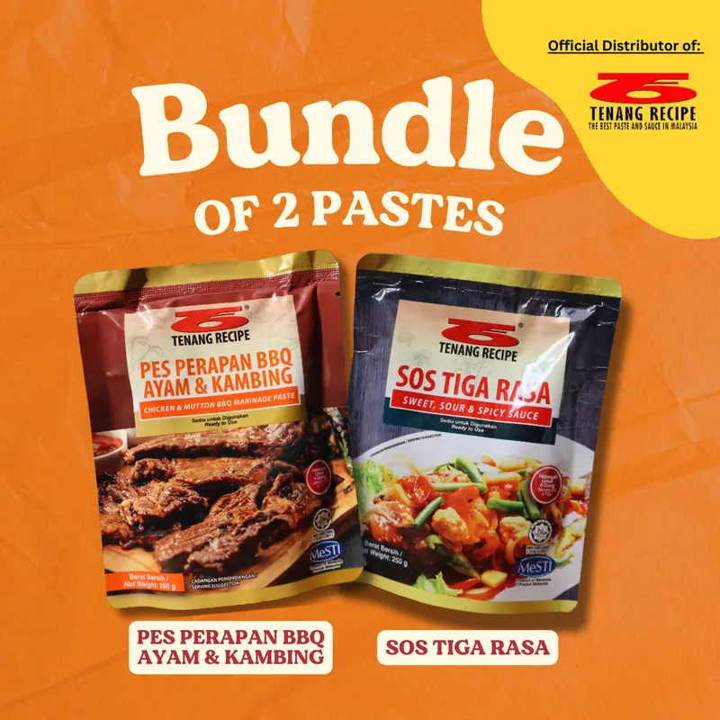 Tenang Recipe Bundle of 2 (Pes Perapan BBQ Ayam & Kambing & Sos ...