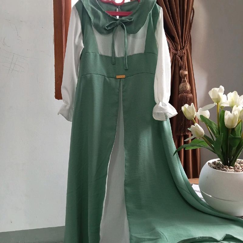 GAMIS ARSYLA CHIFA KIDS ANAK PEREMPUAN CRINKLE AIRFLOW 3-11 TAHUN 5