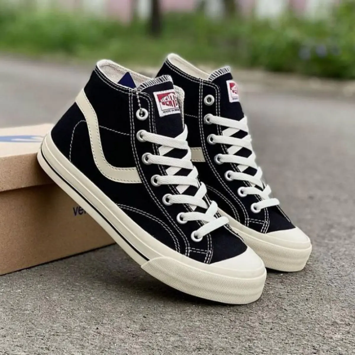 WANADA Sepatu Pria Wanita Sneakers Tinggi Hight Casual Sepat Sekolah Style Ventela Boots