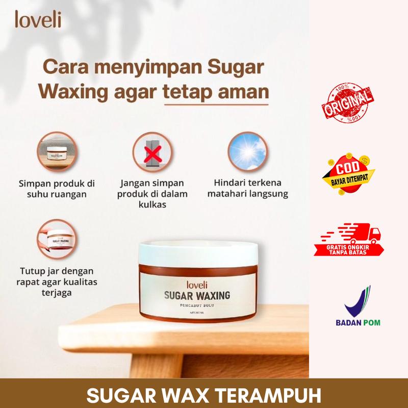 SB - Loveli Sugar Wax | Waxing Kit | Pencabut Bulu |Free Kain Wax+2 Spatula 4