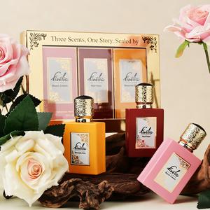 Árabes Perfume de Mujer Gourmand Vanilla Original Perfumes Estilos Olfativos Aroma Árabe Encanto Tropical del Sudeste Asiático y Notas Gourmet Frutales Set Perfumes 30ml*1/ 3 en 1 set 30ml*3