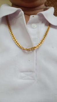 Product Review of Kalung Titanium Rantai Sisik Naga - Panjang 45-50-60Cm - Jewellery gold emas silver from N**i 0