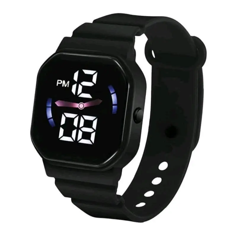 Jam Tangan Led Digital Pria Wanita Couple Murah Grosir Jam Tangan Rubber Petak